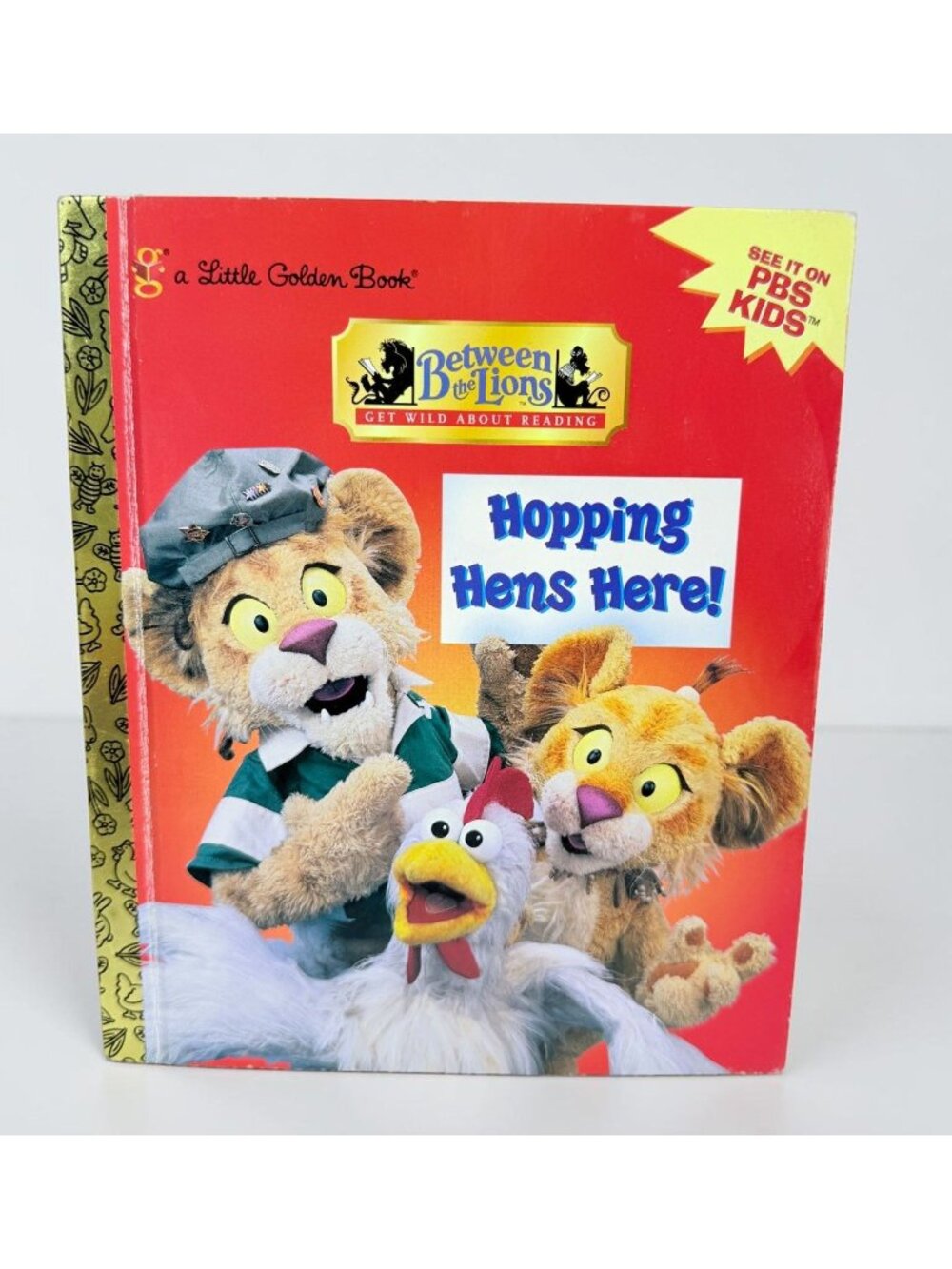 Between the Lions Hopping Hens Here Little Golden Book Hardcover 2000 PBS Kids